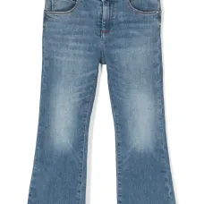 Джинсы bootcut средней посадки