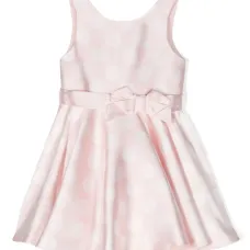 Атласное платье в горох