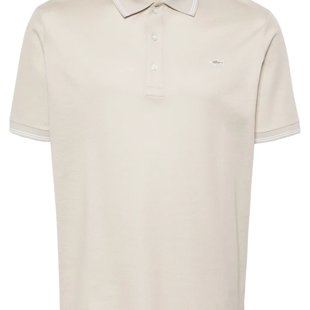 Рубашка поло с вышитым логотипом