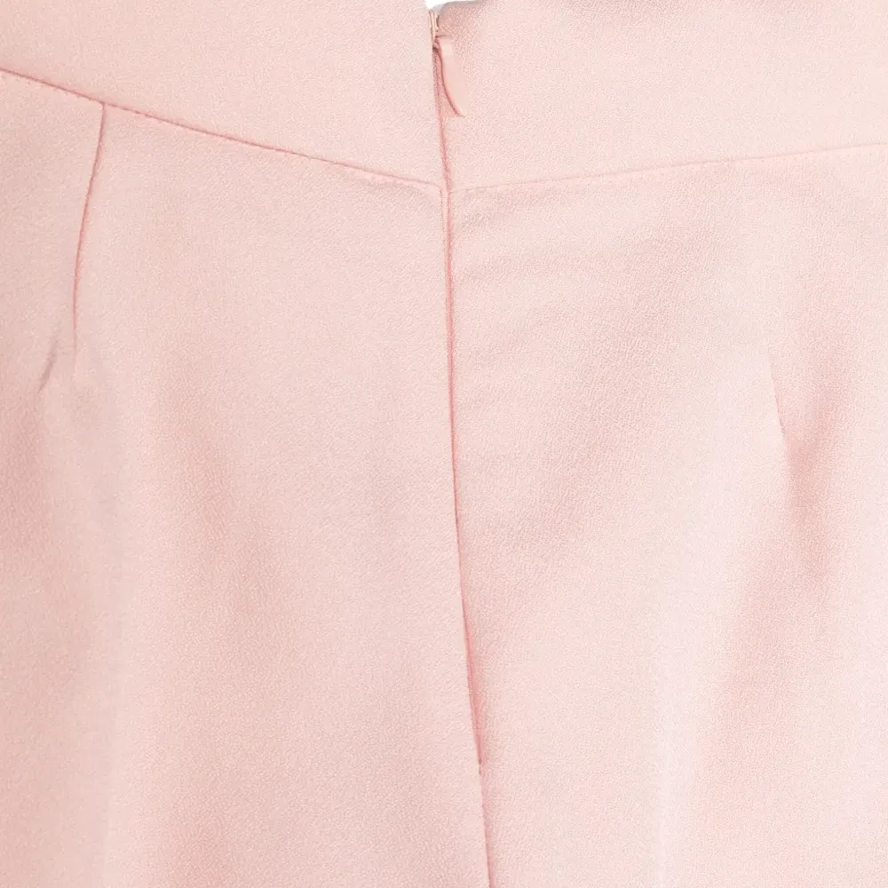 Комплект из топа и брюк с вышивкой в горох