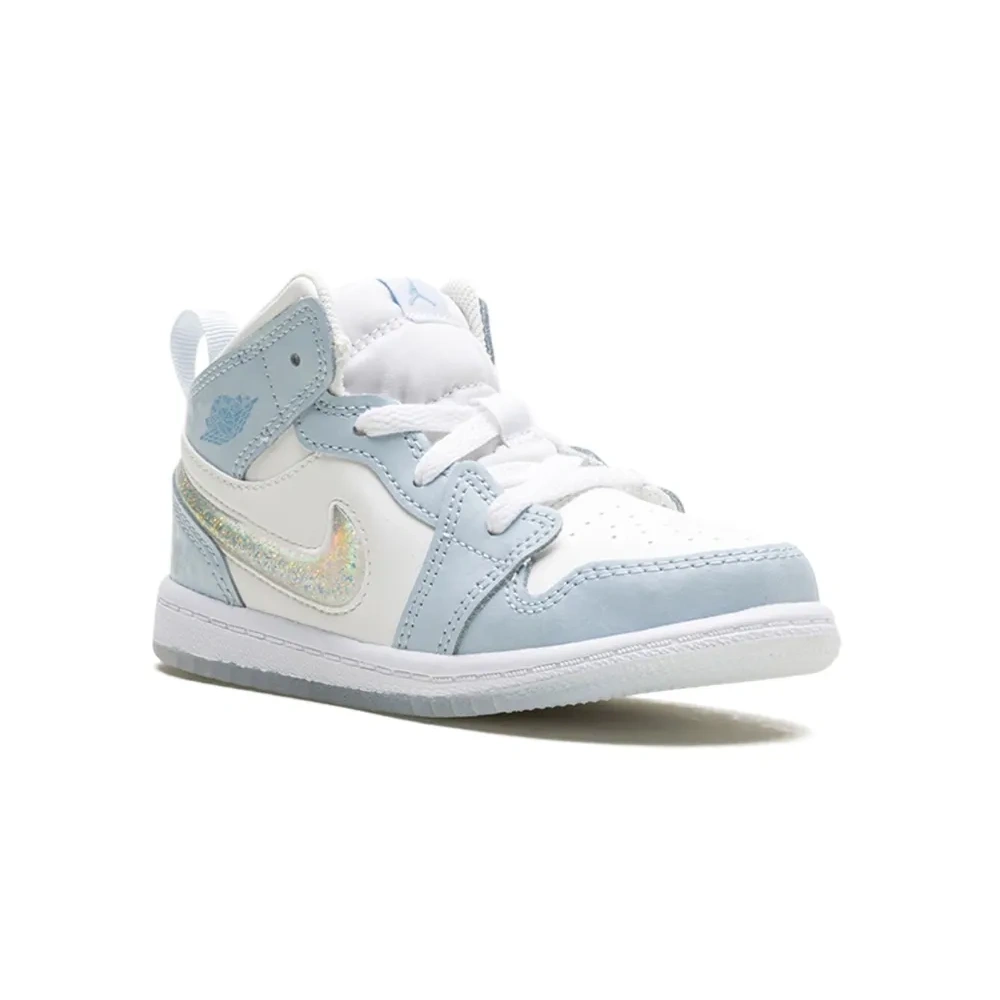 Кроссовки Air Jordan 1 Mid 'Glitter Swoosh' Кроссовки Air Jordan 1 Mid 'Glitter Swoosh'