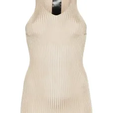 Шелковый топ в рубчик Шелковый топ в рубчик