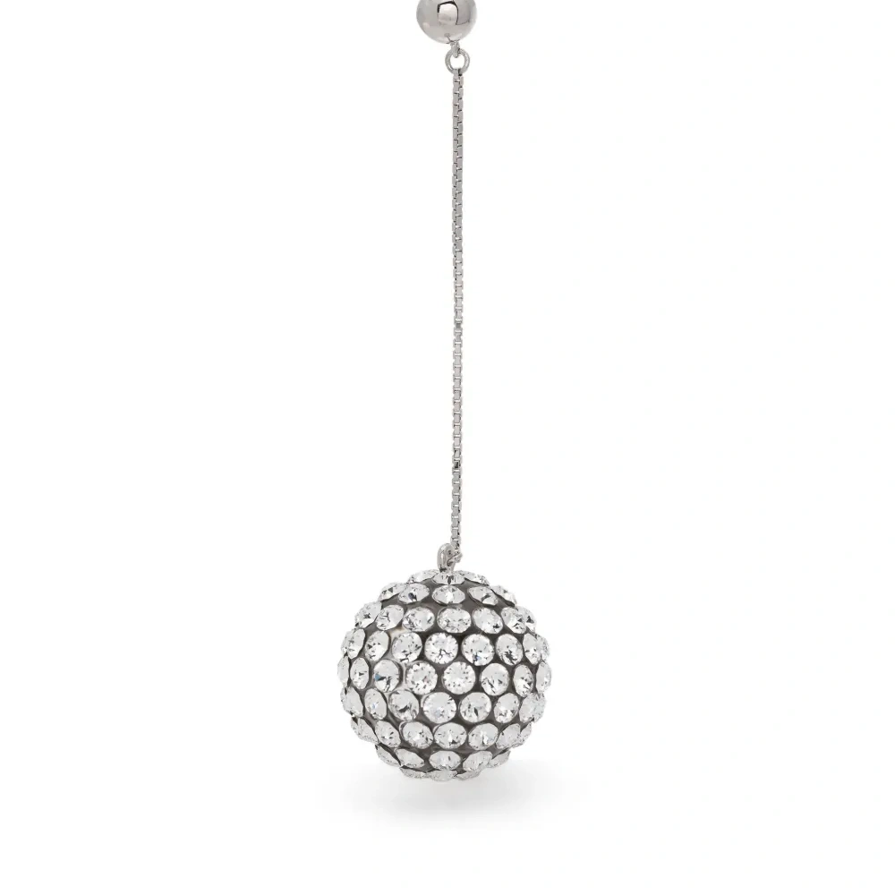 Серьги-подвески с кристаллами