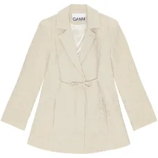 Фактурный блейзер с завязками Фактурный блейзер с завязками