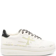 Кеды на платформе с логотипом