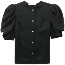 Рубашка с объемными рукавами Рубашка с объемными рукавами