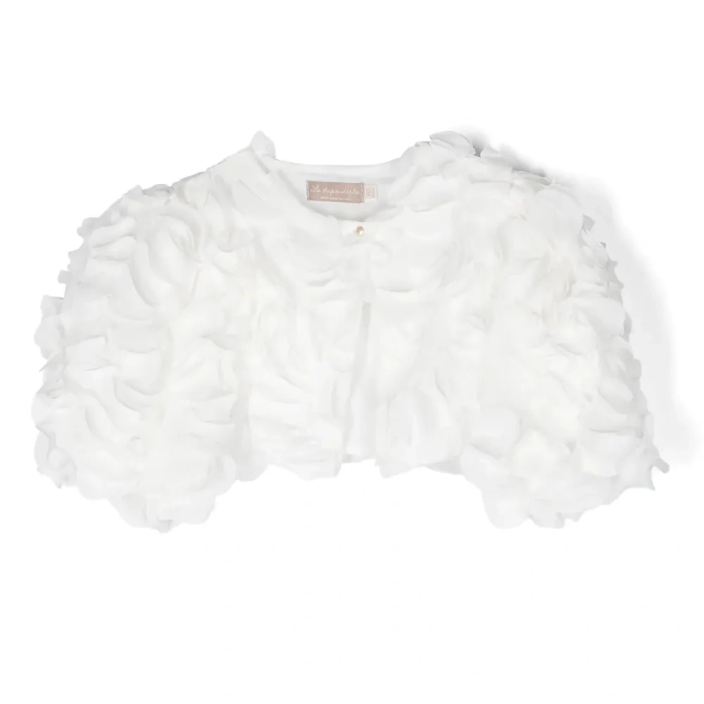 Кардиган с цветочной аппликацией