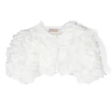 Кардиган с цветочной аппликацией