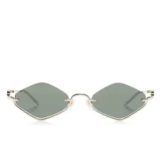 Солнцезащитные очки в геометричной оправе