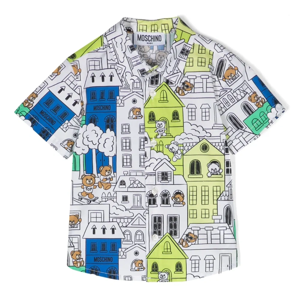 Рубашка с графичным принтом