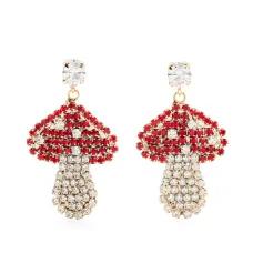 Серьги в форме грибов