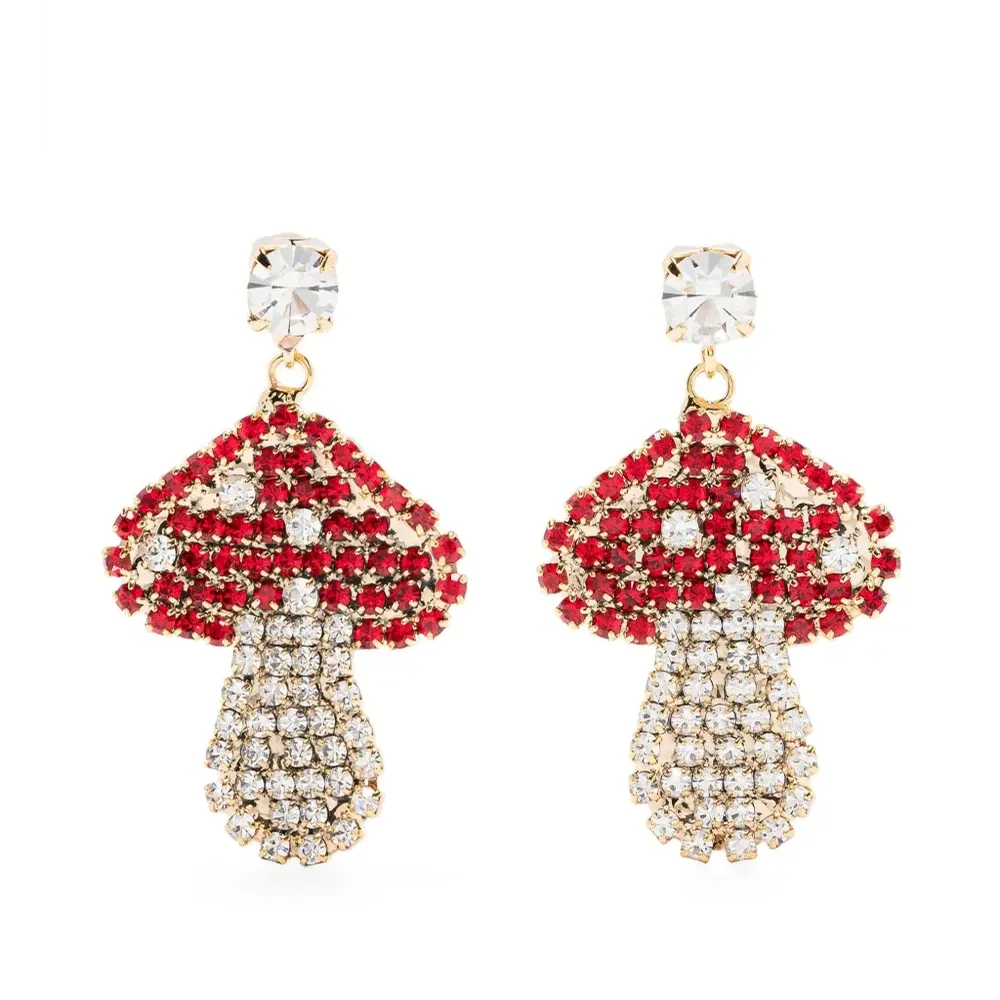 Серьги в форме грибов Серьги в форме грибов