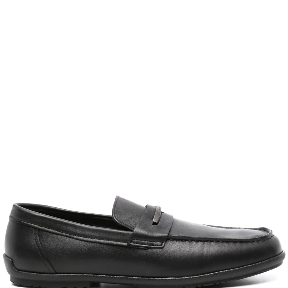 Лоферы с логотипом