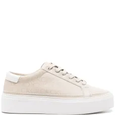 Кеды на платформе с логотипом