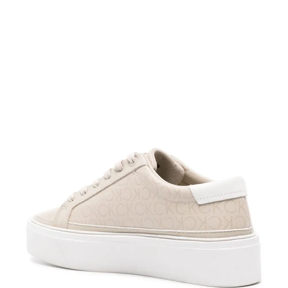 Кеды на платформе с логотипом