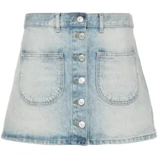 Джинсовая юбка мини