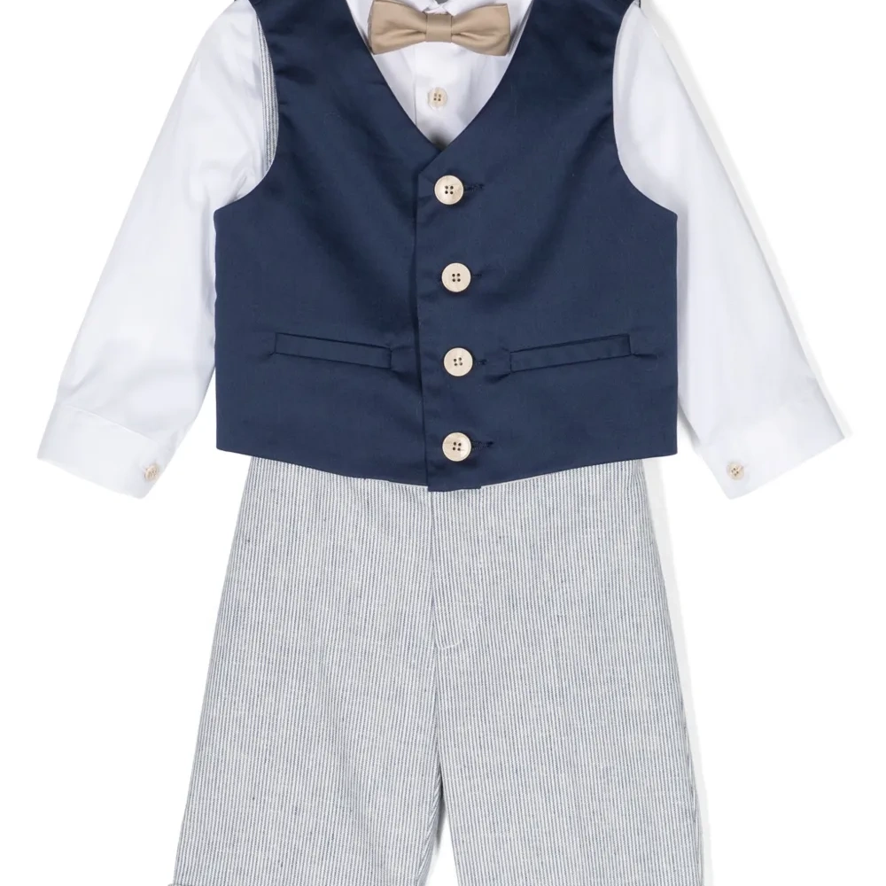 Костюм-тройка в полоску