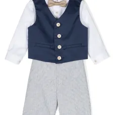 Костюм-тройка в полоску