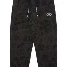 Спортивные брюки с принтом граффити