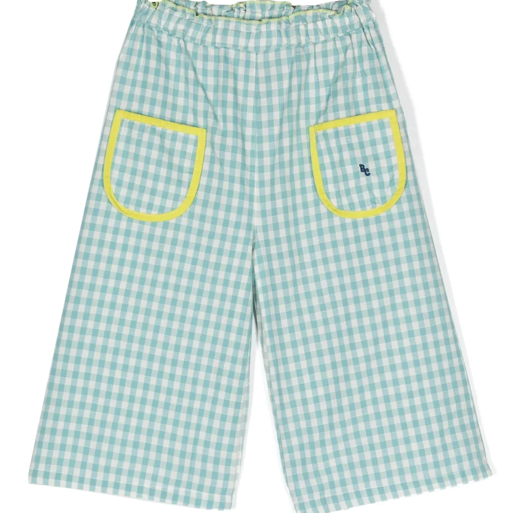 Клетчатые брюки Vichy широкого кроя