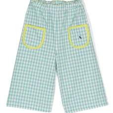 Клетчатые брюки Vichy широкого кроя