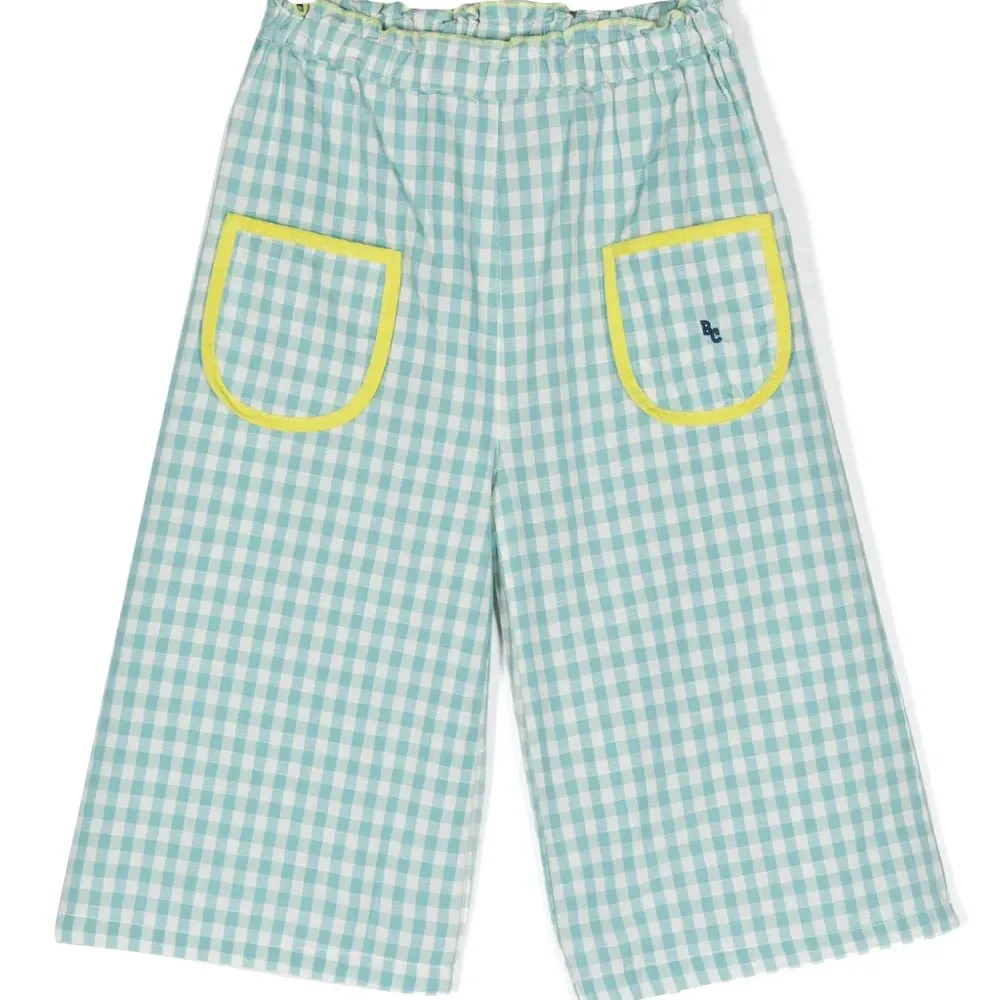 Клетчатые брюки Vichy широкого кроя