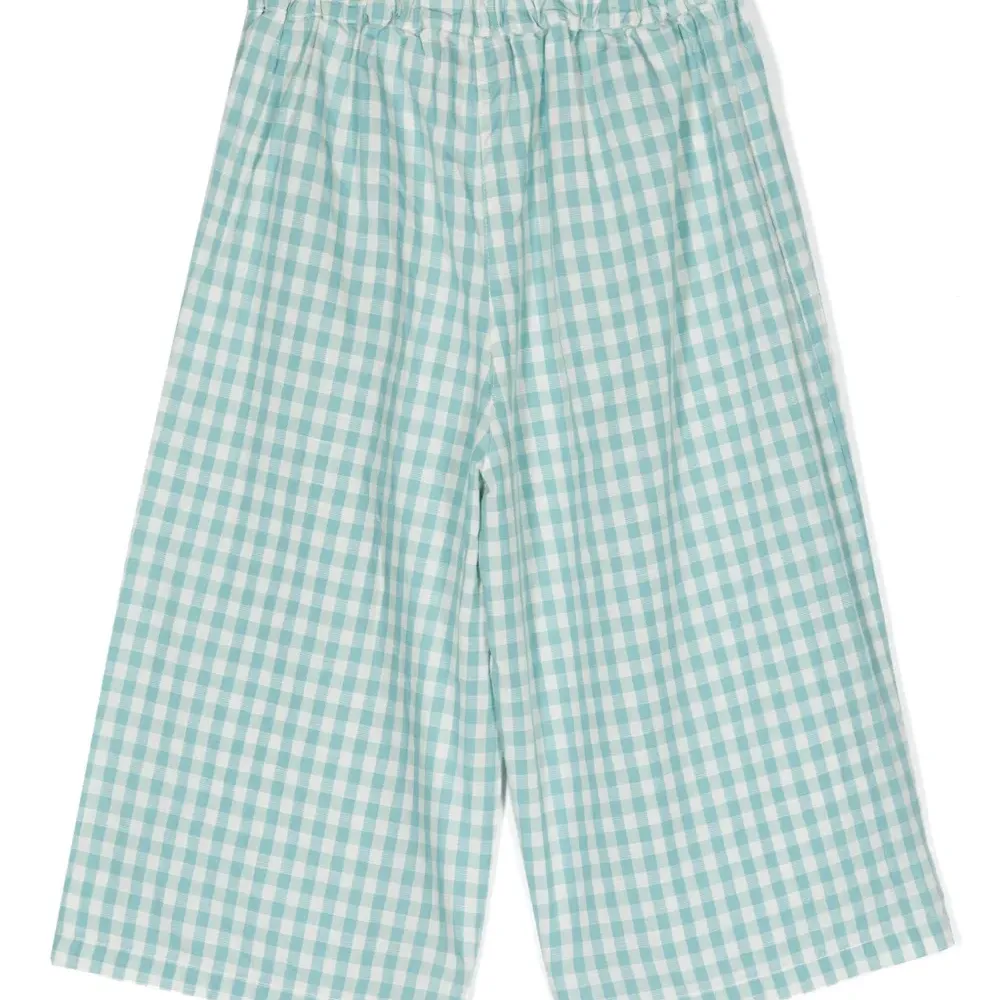 Клетчатые брюки Vichy широкого кроя