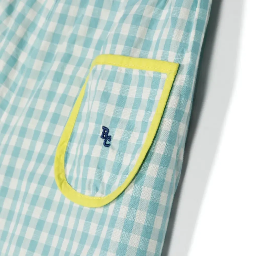 Клетчатые брюки Vichy широкого кроя