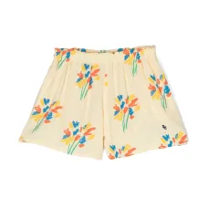 Шорты с цветочной вышивкой