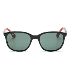 Солнцезащитные очки в стиле колор-блок