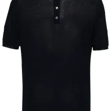 Рубашка поло фактурной вязки Рубашка поло фактурной вязки