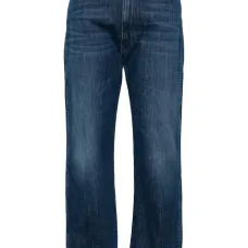 Укороченные джинсы средней посадки