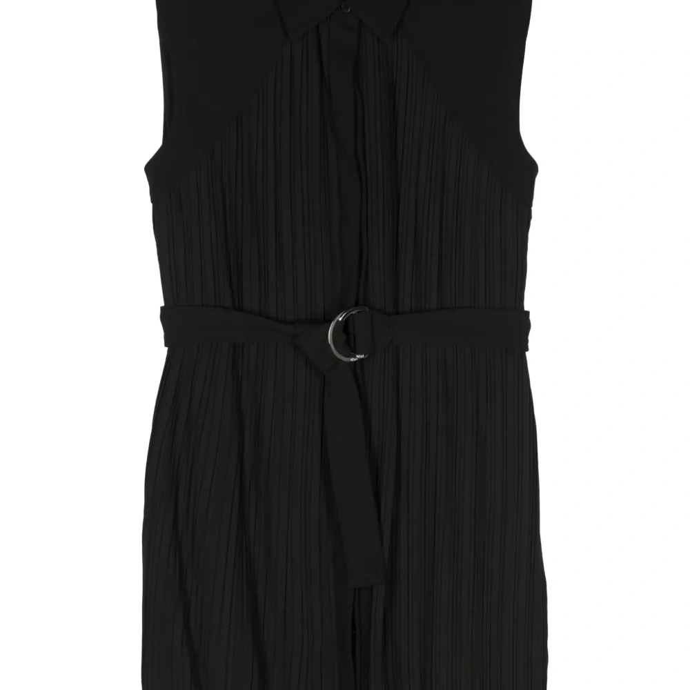 Платье-рубашка миди со складками