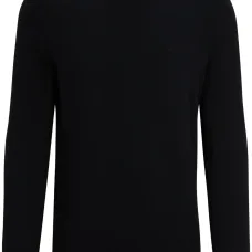 джемпер в рубчик с вышитым логотипом