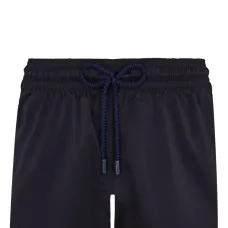 Плавки-шорты с кулиской и нашивкой-логотипом