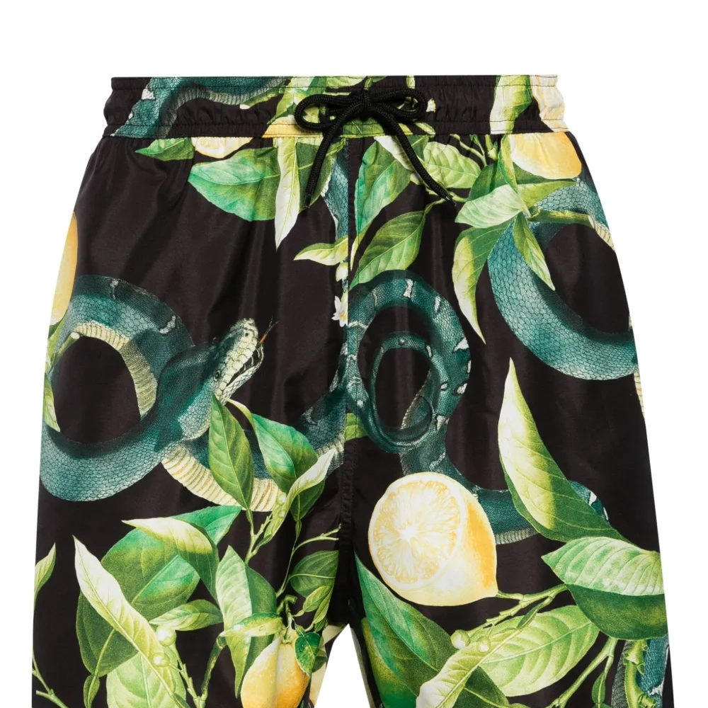 Плавки-шорты с принтом