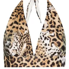 Топ бикини с принтом Jaguar Skin