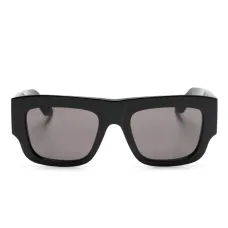 Солнцезащитные очки в квадратной оправе с логотипом