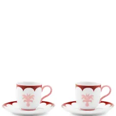 Набор Jaipur из двух пар кофейных чашек и блюдец Набор Jaipur из двух пар кофейных чашек и блюдец