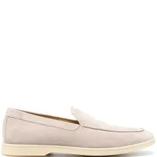 Лоферы с вышитым логотипом