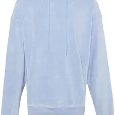 Махровое худи с приспущенными плечами