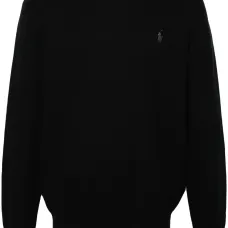 Джемпер с вышитым логотипом