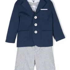 Костюм-тройка с однобортным пиджаком