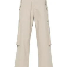 Брюки с вышитым логотипом