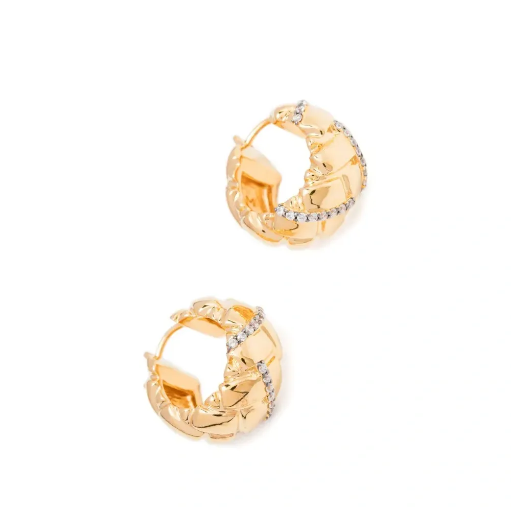 Серьги-кольца Waffle из коллаборации с Lucy Williams