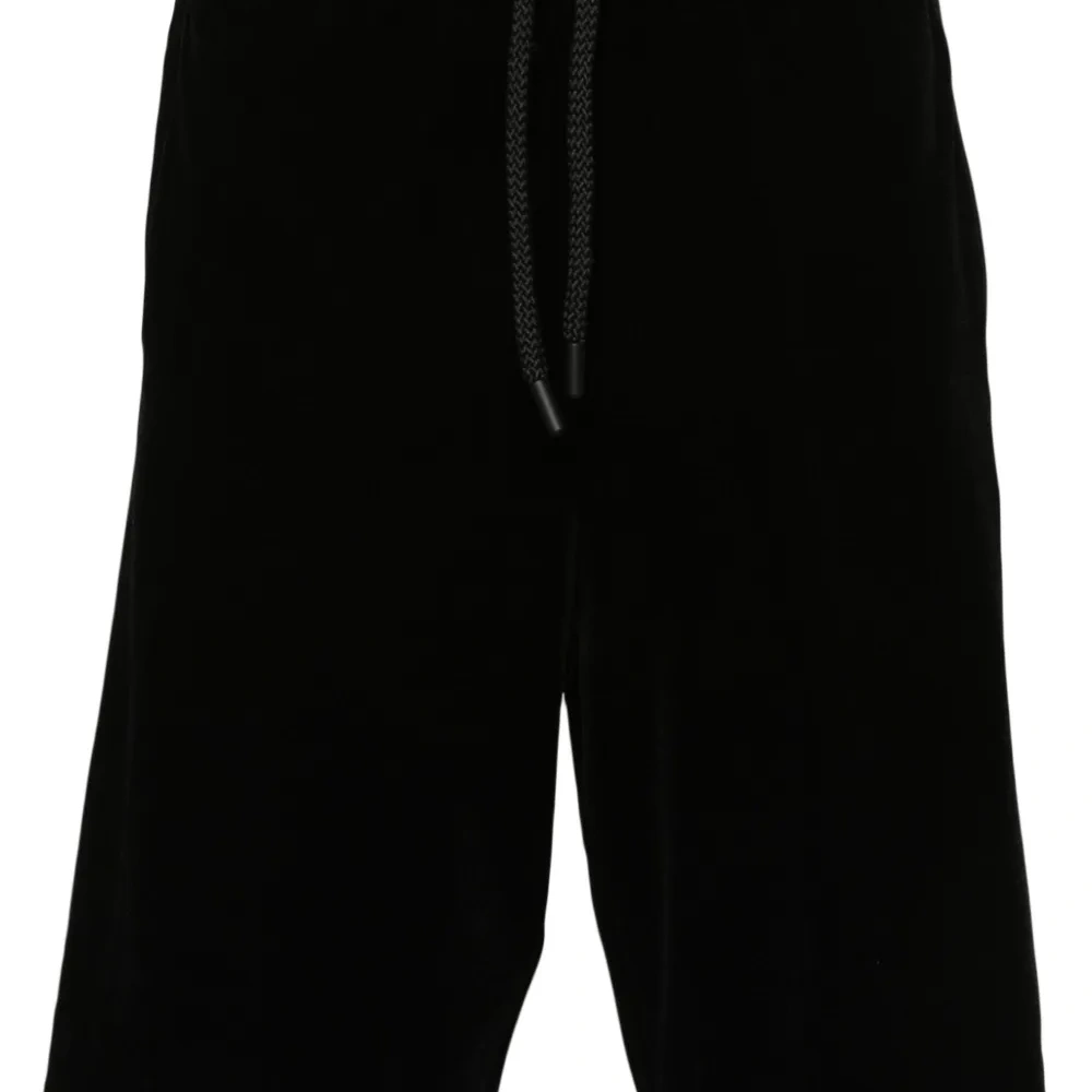 Бархатные шорты с нашивкой-логотипом Бархатные шорты с нашивкой-логотипом