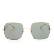 Солнцезащитные очки в квадратной оправе с логотипом Солнцезащитные очки в квадратной оправе с логотипом