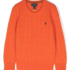 Джемпер с вышитым логотипом