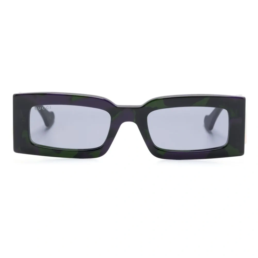 Солнцезащитные очки в прямоугольной оправе с логотипом