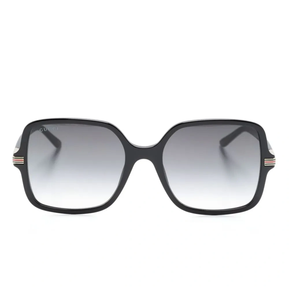 Солнцезащитные очки в массивной оправе с логотипом